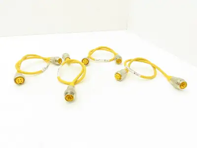 Turck RSM RKM 40-0.5M Minifast Double Ended Cordset 4-Pin 19"L  Lot of 4