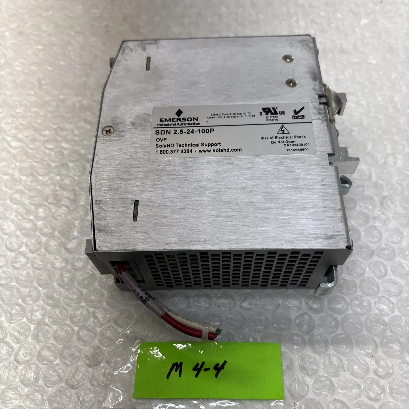 ** Preowned Emerson SDN 2.5-24-100P SOLA Power Supply Fast Shipping &Warranty#