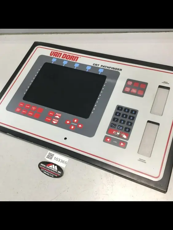 Used VAN DORN PATHFINDER CRT-B PANEL Interface Monitors Michigan US | Ideal Machinery #690570