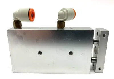 CXSM10-25 | SMC  Dual Rod Guided Pneumatic Cylinder 10mm Bore 25mm Stroke - Used