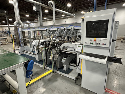 Weeke Models Optimat BST503 and BST507 CNC Through Feed Boring Line
