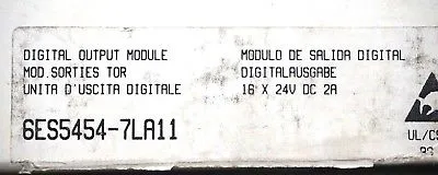 NEW SIEMENS 6ES5454-7LA11 OUTPUT MODULE 6ES54547LA11