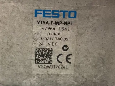 New | in-Stock FESTO VTSA-F-MP-NPT Pump & Valve Parts | Surplus Asset Holdings #1219827
