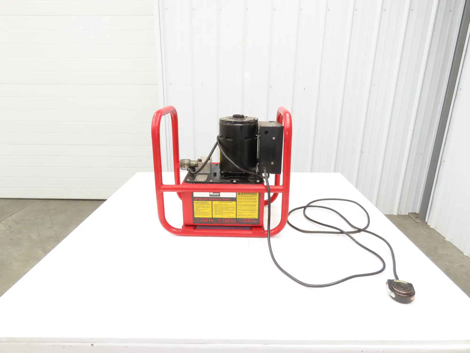 Burndy EP 8 Hydraulic Pump 8800psi 1/2hp 115V 1ph