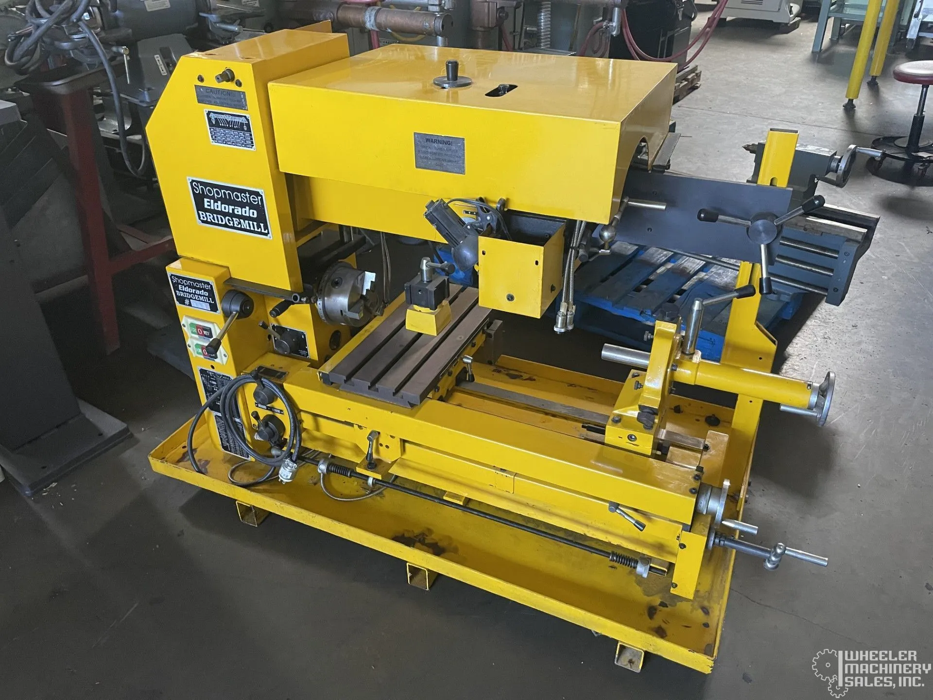 SHOPMASTER El Dorado Bridgemill 3-N-1 Lathe/Mill Combo Machine #8322 #1