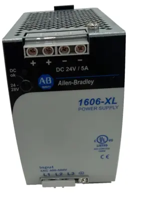 ALLEN BRADLEY 1606-XL120E-3 POWER SUPPLY SER. A 1606XL120E NEW, SURPLUS