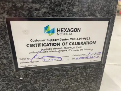 USED MYCRONA CMM GRANITE BASE