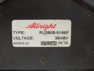 Hyster RU280B5166P Forklift Curtis Albright DC Motor Contactor Off Hyster E100XN