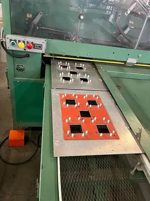 USED ALLOYD INTERMITTENT MOTION HAND LOAD BLISTER SEALER, MODEL 18S CBE 1216,   12" X 16 18S CBE 1216