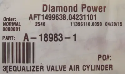 NEW ALLEN SHERMAN HOFF 212436 EQUALIZER VALVE CYLINDER 101283-1 AFT1499638 3"