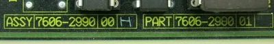 USED PRESSTECH 7606-2980-01 PC BOARD 7606-2990-00-H 7606298001