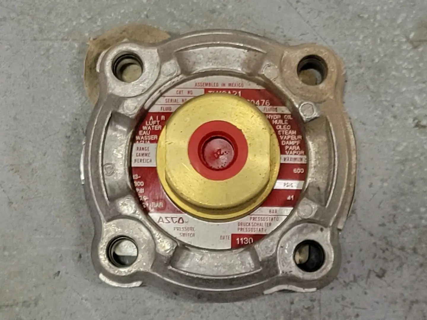 USED ASCO TH10A21
