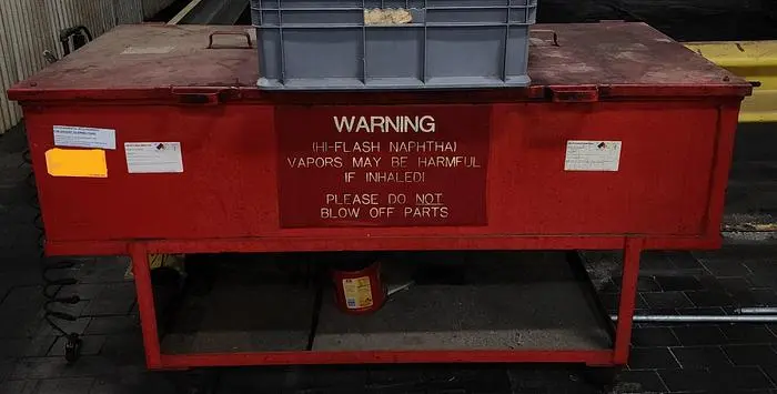 27" x 64" Shop Rectangular 120 Gallon Parts Washer