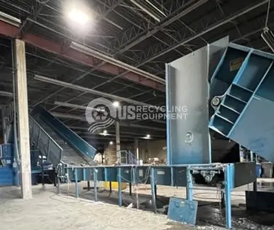 Used KARL SCHMIDT RUBBER BELT INFEED CONVEYOR Conveyors Texas US | US Recycling Equipment #1556636