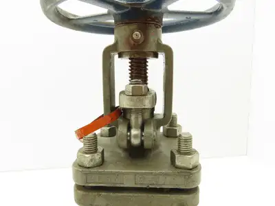 Powell 2490 Gate Valve 2" NPT Forged Steel Rising Stem