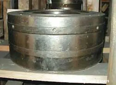 Used Hobbs 16" IBC Die – Industrial Extrusion Die, Heater Bands Missing