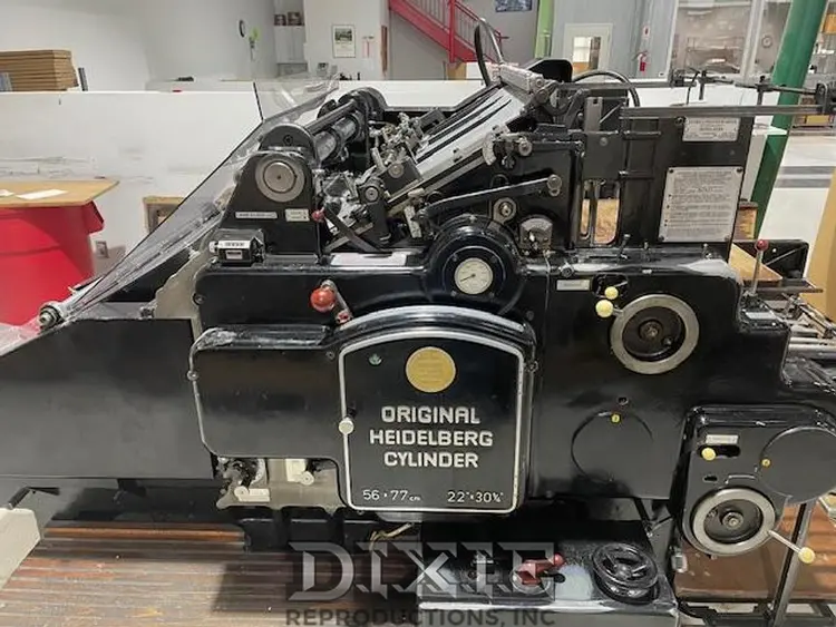 Used HEIDELBERG SBG CYLINDER PRESS Binding Equipment | Dixie Reproductions, Inc. #394381