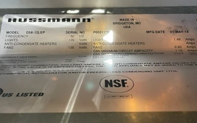 101-0082 Hussmann D5X-LEP 32’ Refrigerated Display Case