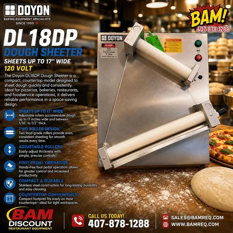 Used DOYON _UNKNOWN_ Dough Sheeters & Presses Florida US | BAM Discount Restaurant Equipment #1296376