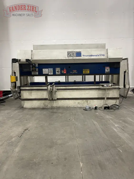 Used TRUMPF V170 Press Brakes Michigan US | Vander Ziel Machinery Sales #482490