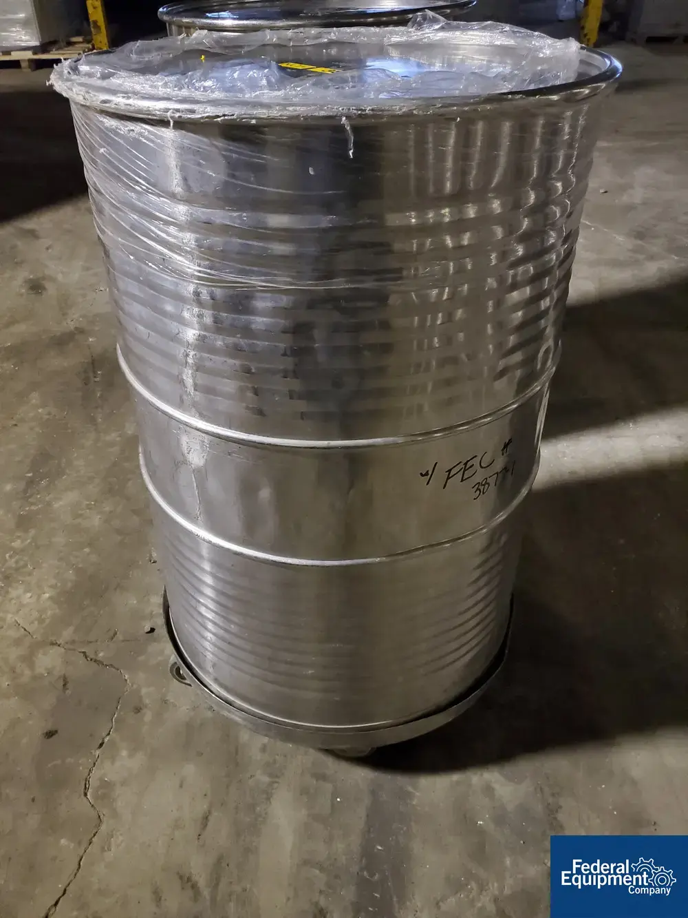 N/A 413 Liter (109 Gal) Stainless Steel Drum