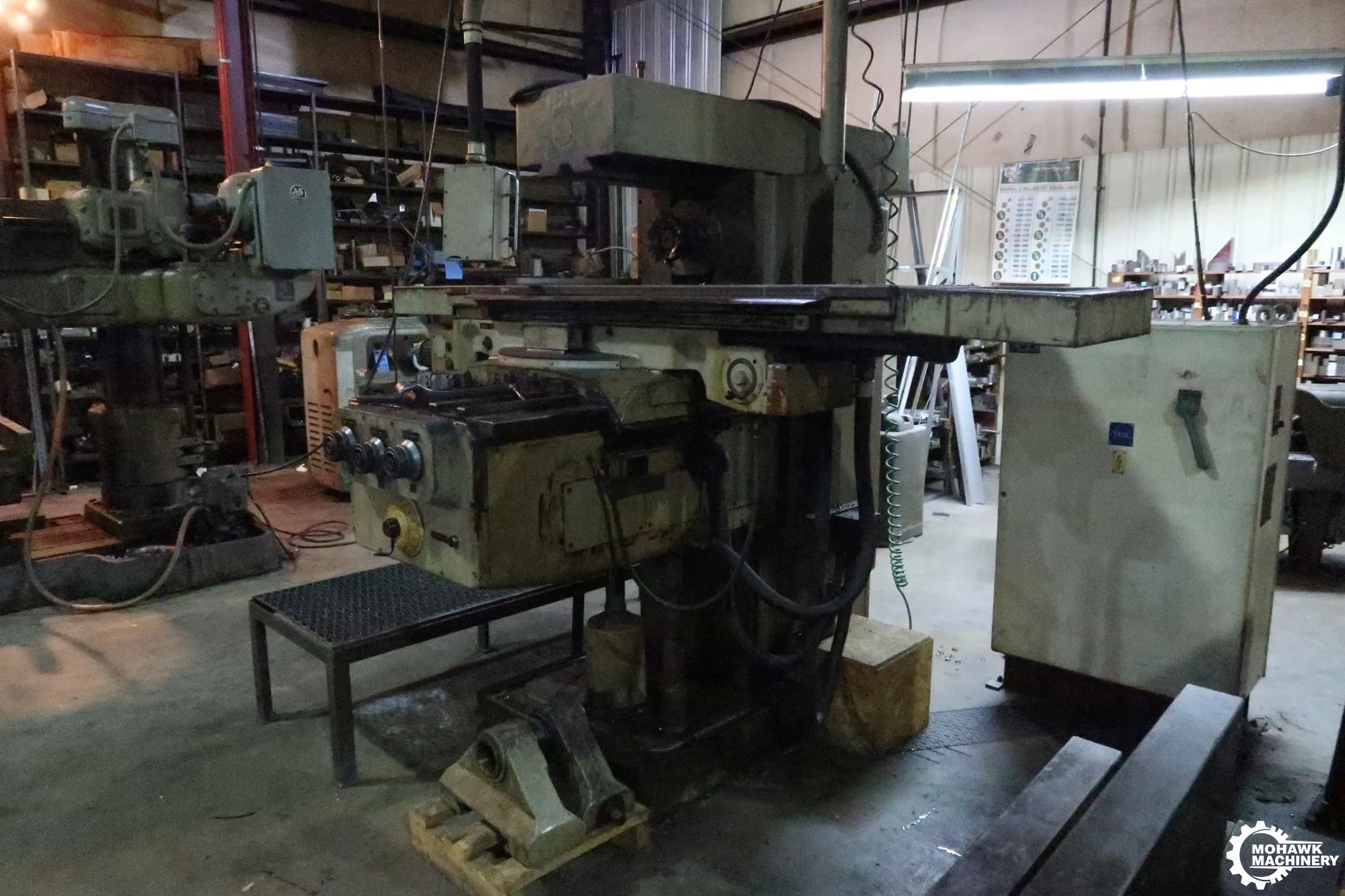 F4000VI/2 HECKERT (WMW) UNIVERSAL KNEE-TYPE HORIZONTAL MILL w/(2) ARBOR SUPPORTS - TOOLING - 16” x 63” TABLE - 44” X-AXIS TRAVEL