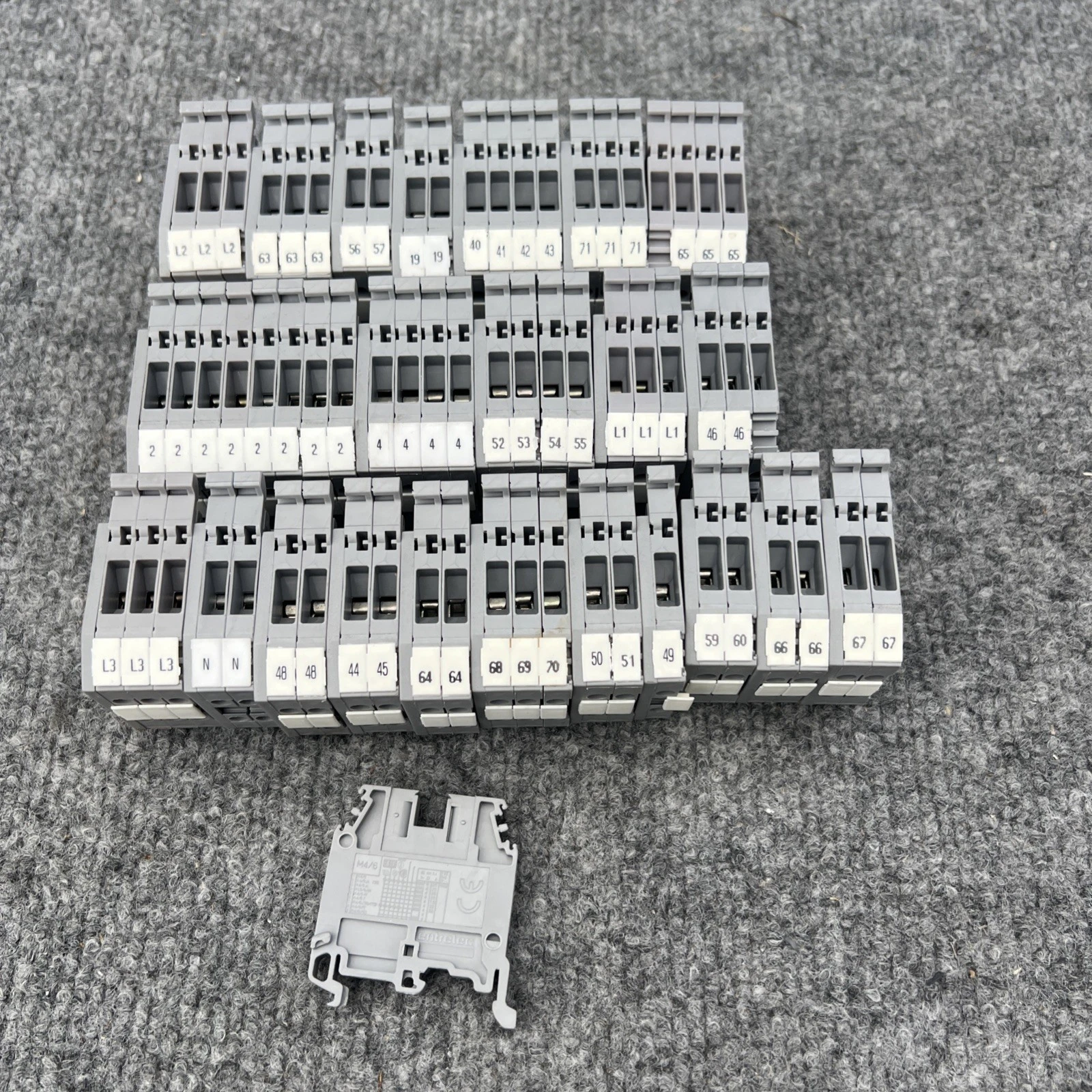 Used Entrelec ["0115 116 07", "011511607"] Terminal Blocks California US | Davliegogo LLC #1706574