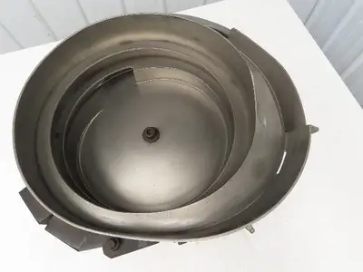 Vibratory Bowl Feeder Small Parts Sorter 12" Dia Left Hand Discharge