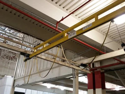Loderail 1/2 Ton Floor Mounted Crane 18' Runway; 18' Bridge; 13'