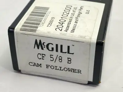 New | in-Stock McGill Cam Follower 5/8" 1/4-28 UNF Stud LOT OF 2 Bearings Michigan US | Maverick Industrial Sales #1395664