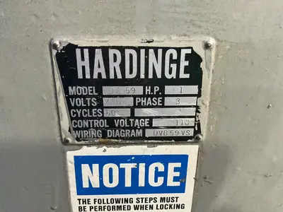 USED HARDINGE DV 59