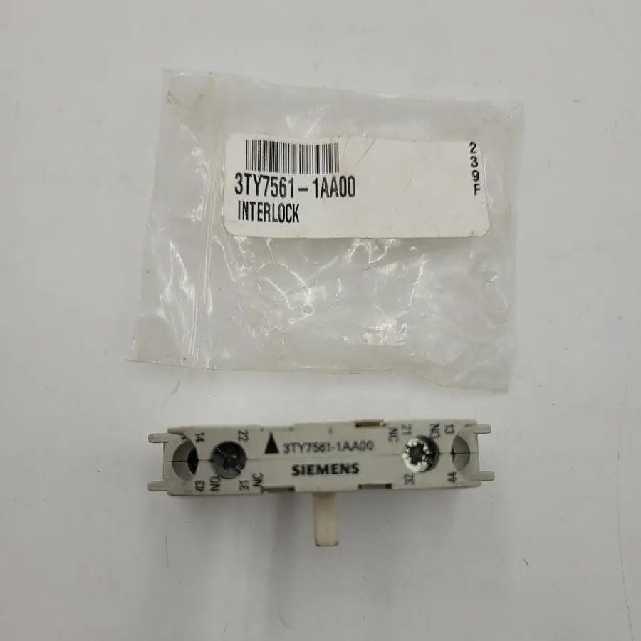 New | in-Stock SIEMENS SIEMENS 3TY7561-1AA00 AUXILIARY CONTACT SWITCH BLOCK *NEW* Switch Parts | ND Industrial Surplus #1219580