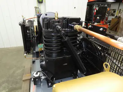 Atlas Copco CR7.5 Reciprocating Duplex Air Compressor 51CFM 7.5HP 3Ph 120 Gal