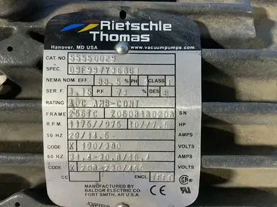 Used RIETSCHLE THOMAS VTB 250 (05) Pumps Ohio US | HGR 24 #1456104