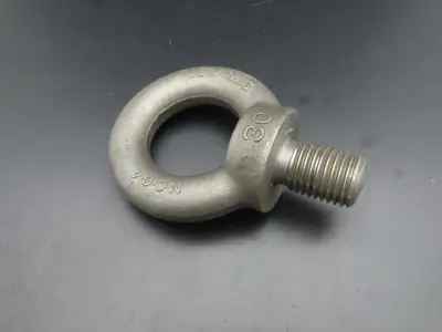 SWL 1.5T M30 x 3.5 Metric Shoulder Eye Bolt 45mm Shank NC-04  Lot of 3