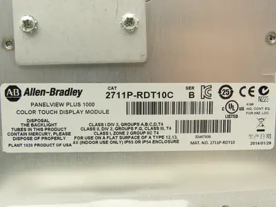 Allen Bradley 2711PC-T10C4D1 HMI PanelView Plus 1000 10.4" Operator Touch Panel