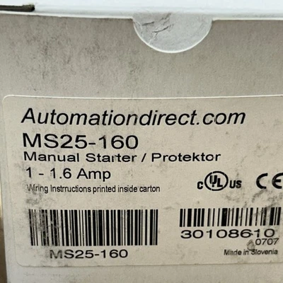 NEW Automation Direct MS25-160