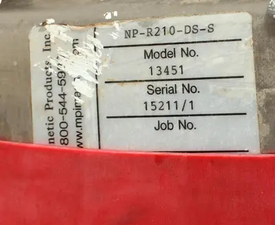 USED MAGNETIC PRODUCTS INC. NP-R210-DS-S
