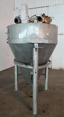 SPC8308  Bin Hopper Silo 45 cu.ft., bulk storage bin, Stainless Steel
