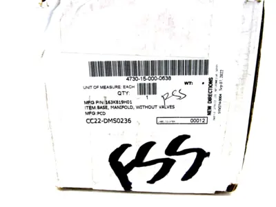 NEW SEALED SMC VV5Q11-C01-07-DAL01096 MANIFOLD BASE WITHOUT VALVES VV5Q11C0107DA