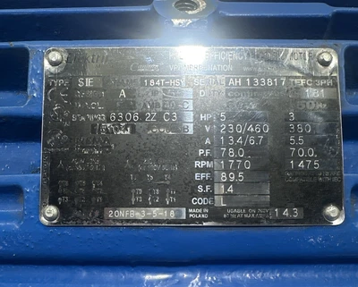 New | in-Stock Elektrim 20NFB-3-5-18 Motors (misc) Indiana US | J&J Industrial Supply #1295466