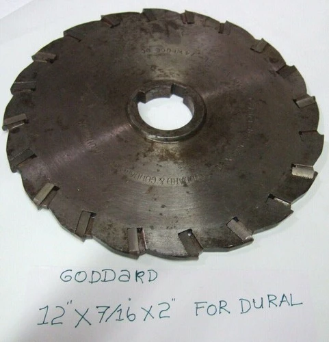 Goddard & Goddard Indexable Mill Milling Cutter Carbide Inserts 12” x 7/16”