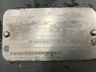 USED RELIANCE ELECTRIC 02MAN31270