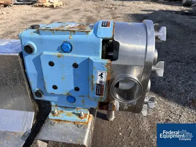 USED Waukesha Wauskesha Rotary Lobe Pump, Model U130