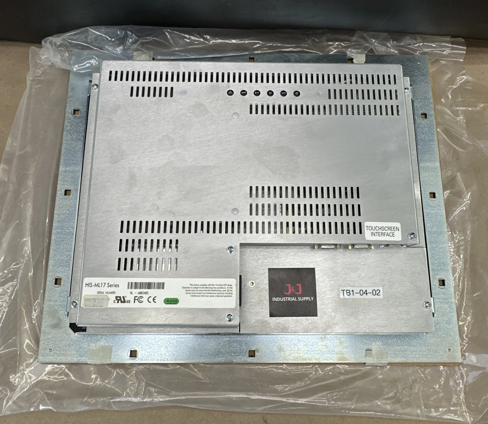Used HOPE INDUSTRIAL SYSTEMS HIS-ML17 Automation Control (HMI) Indiana US | J&J Industrial Supply #1285280