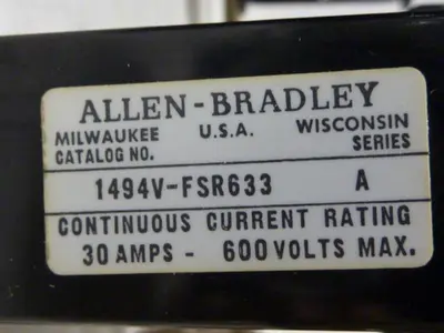 USED ALLEN BRADLEY 1494V-DS30 SER A