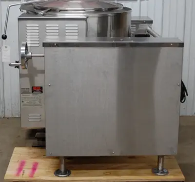 142-0051 Market Forge FT-40GL Natural Gas 40 Gallon Steam Jacketed Tilt Soup Ket