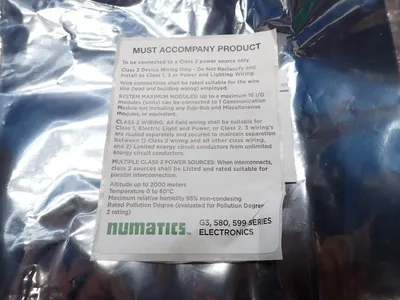 New | in-Stock NUMATICS 240307 Input / Output Modules | HGR 24 #748434