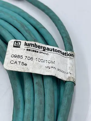 Used LUMBERG AUTOMATION LUMBERG AUTOMATION 0985 706-100/10M Misc Electrical & Power Parts | ND Industrial Surplus #1213154