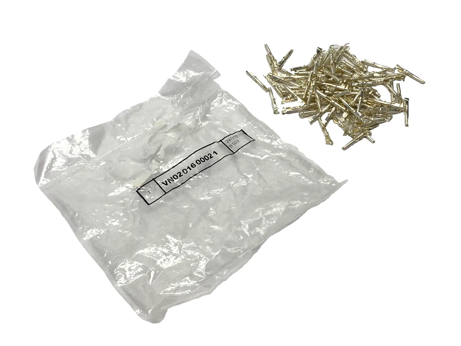 New | in-Stock Amphenol Silver Terminal Crimp Contacts 1.6mm Size LOT OF 100 Electrical Fittings Michigan US | Maverick Industrial Sales #1456813